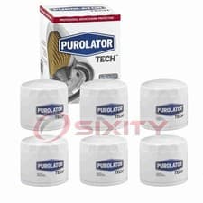 6 filtros de aceite de motor Purolator TECH TL14459 para Z91B Z79X XG9688 XG3593A ns