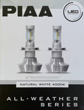 Piaa LED Headlights 9012 NEW 4000k All Weather Natural White 2 Bulb Kit 24-17592