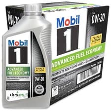 6 Pack Mobil 1 SAE 0W-20 Advanced Full Synthetic Motor Oil 1 QT