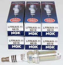 Paquete de 6 bujías originales NGK 6619 Iridium IX LFR6AIX11 para Toyota Subaru BMW