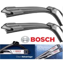 BOSCH Clear Advantage BEAM Limpiaparabrisas 22-22 Juego delantero izquierdo y derecho (PAR) Nuevo