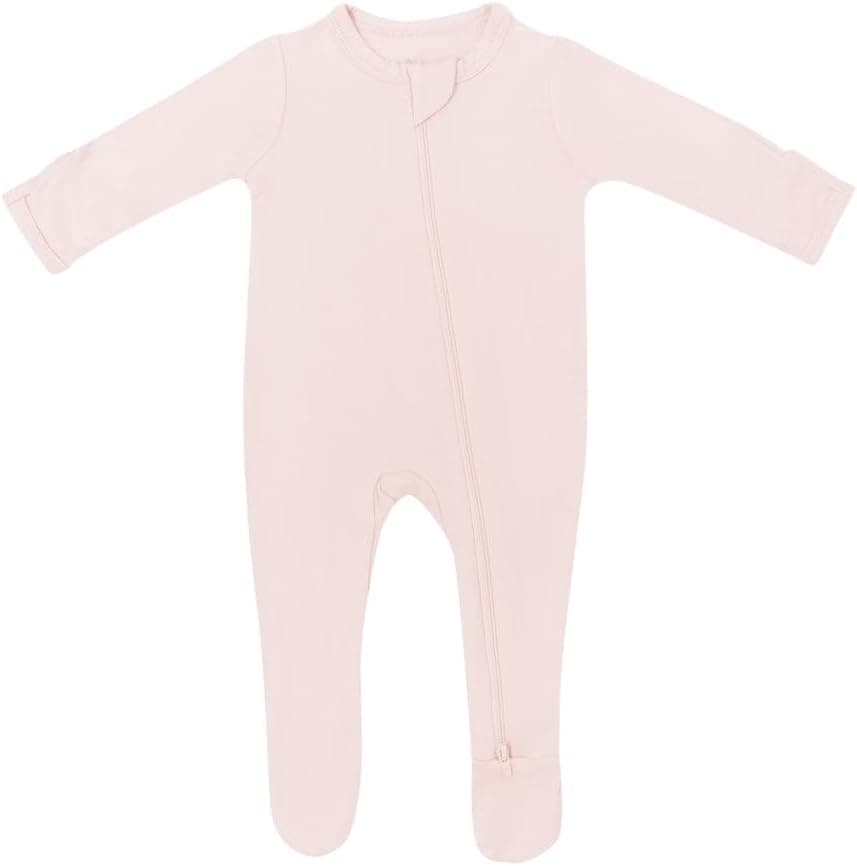 KYTE BABY Footie con doble cremallera para bebés y niños pequeños, rayón ultrasuave hecho de bambú, ropa para niños y niñas