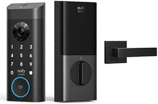 Eufy Security Video Smart Lock E330 Pack con tirador de puerta cuadrado