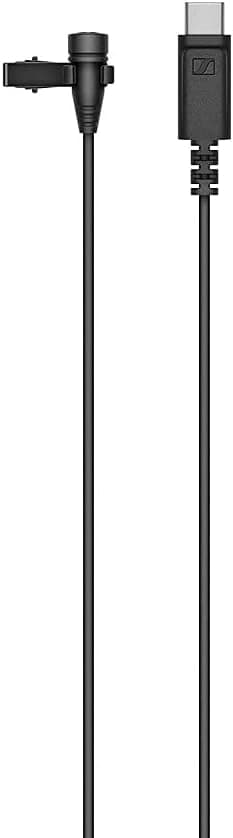 Micrófono de condensador Sennheiser Pro Audio, XS Lav USB-C (509261), negro