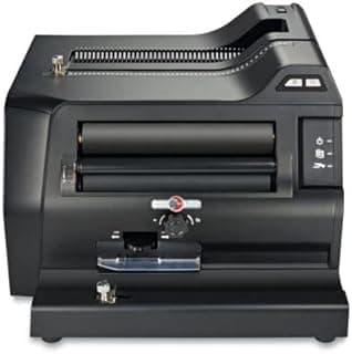 CBS3000 Coil Binding System 3000, Black; All-in-One Spiral Punch, Bind, and Crimping System; LED Panel; Open-Ended Punch Throat; Dual Coil Rollers; Power Crimper; Oval Hole; Foot Pedal | All-in-One Spiral Punch, Bind, and Crimping System, LED Panel, Open-Ended Punch Throat, Dual Coil Rollers