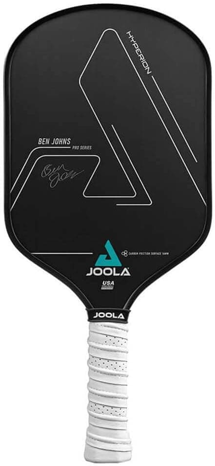 JOOLA Ben Johns Hyperion CFS Pickleball Paddle – Carbon Surface with High Grit & Spin, Elongated Handle, USAPA Approved Ben Johns Paddle