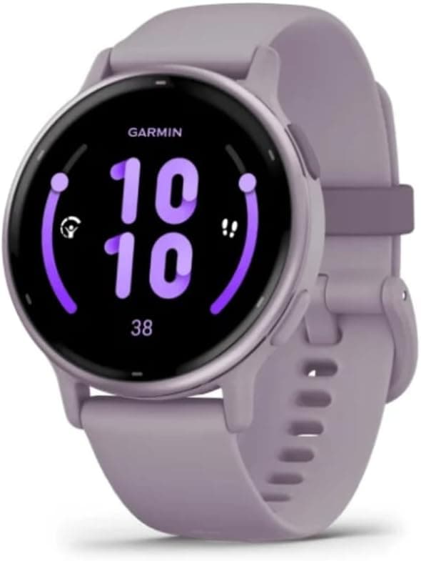 Garmin vívoactive® 5, reloj inteligente GPS de salud y fitness, 42 mm, orquídea