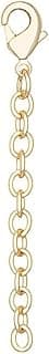 Kendra Scott Extensor de collar de 2 pulgadas para mujer, joyería fina, chapado en oro de 14 k, cierre de langosta