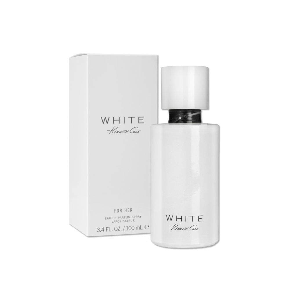 Kenneth Cole White for Her Eau de Parfum Spray for Women, Notes of Mandarin, Vanilla, Musk, and Orchid, Fruity, Fresh, Feminine Scent, Long-Lasting, Everyday Wear Fragrance, 3.4 Fl oz | Notes of Mandarin, Vanilla, Musk, and Orchid, Fruity, Fresh, Feminine Scent, Long-Lasting, Everyday Wear Fragrance,
