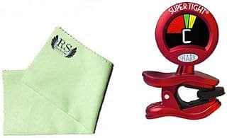 Tenor Saxophone Tuner Pack - Snark ST2 All Instrument Tuner with Tap Tempo Metronome Includes Bonus RS Berkeley Tenor Saxophone Cleaning Cloth