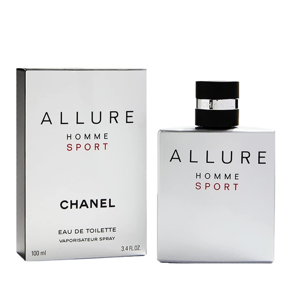 Allure Sport de Chanel para hombres, Eau De Toilette Spray, 3.4 onzas