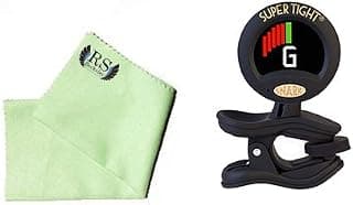 Trumpet Tuner Pack - Snark ST-8 Super Tight All Instrument Tuner Includes Bonus RS Berkeley Trumpet Cleaning Cloth