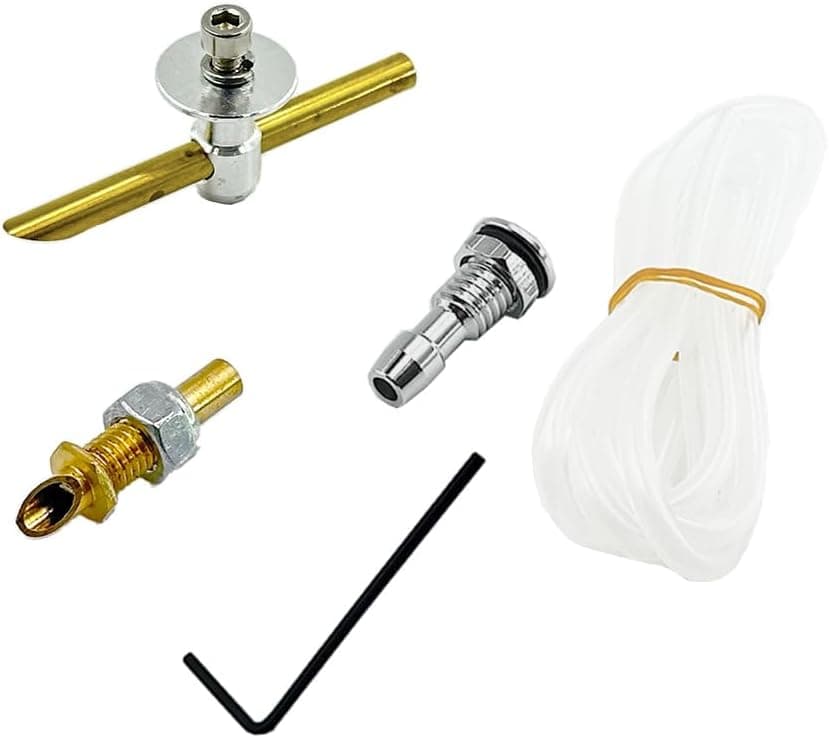 Kit de refrigeración por agua para barco RC, salida y entrada de agua, boquilla rosada, boquilla de refrigeración por agua con tubo de refrigeración para barco RC, modelo de bricolaje, motor de barco, pieza del sistema de refrigeración por agua (transparente)