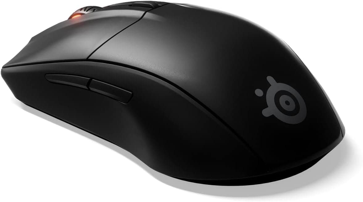 SteelSeries Rival 3 62521 Ratón óptico inalámbrico para juegos, negro mate