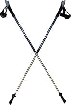 LEKI Nordic Walking Instructor Fully Adjustable Walking Pole 100-130cm Dark Blue