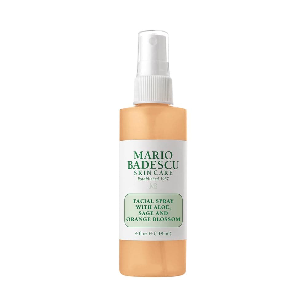 Mario Badescu Facial Spray with Aloe, Sage and Orange Blossom for All Skin Types | Face Mist that Hydrates & Uplifts