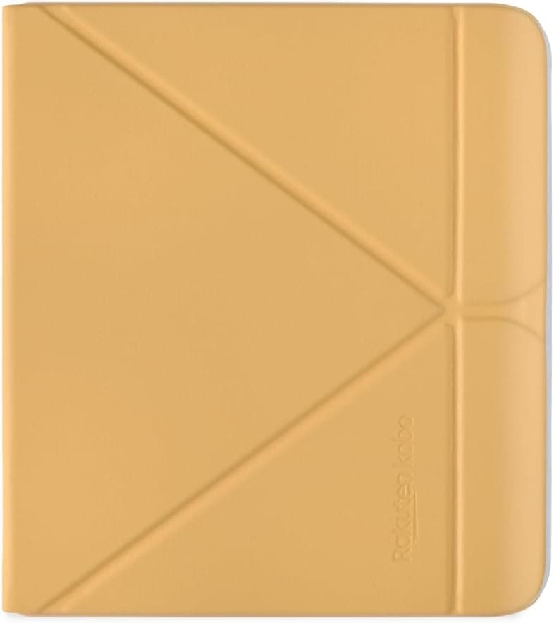 Funda para dormir Kobo Libra Color | Amarillo mantequilla | Tecnología de sueño/vigilia | Soporte integrado de 2 vías | Cuero Vegano | Compatible con eReader Kobo Libra Color de 7" | Tecnología Sleep/Wake, soporte bidireccional integrado, cuero vegano, para Libra Color de 7"