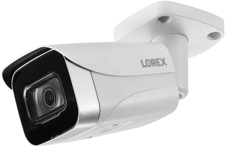 Paquete de cámara de seguridad IP Lorex 4K Ultra HD (paquete de 2, blanco) (2 artículos)