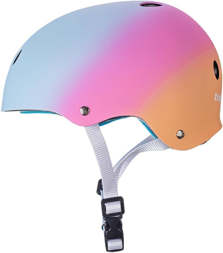 Casco Triple Eight Certified Sweatsaver para Skateboarding, BMX, Roller Derby, Roller Skating, Inline Skating, Scooter y Bicicleta