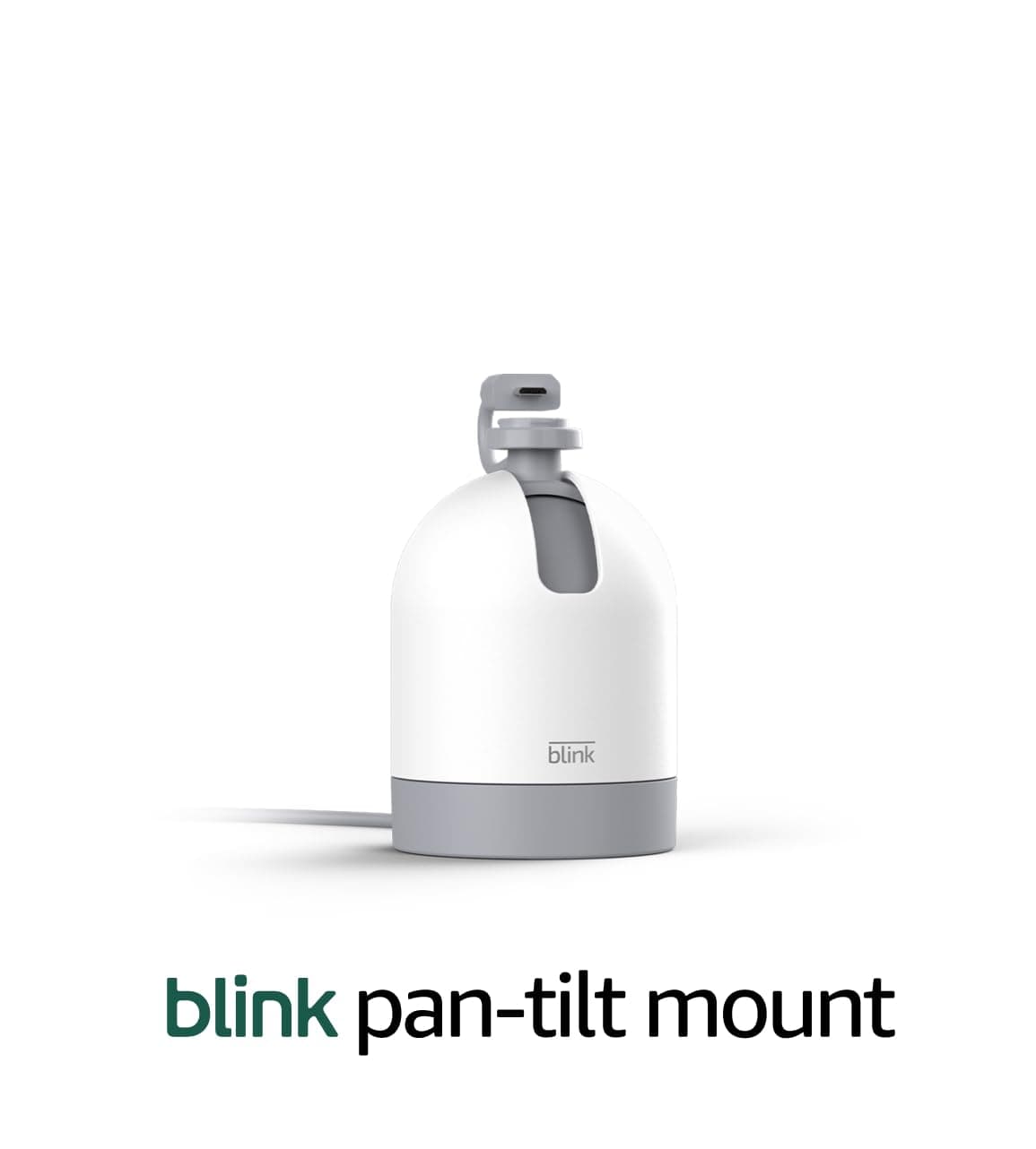 Blink Mini soporte de giro e inclinación | Accesorio de montaje giratorio para Mini cámara de seguridad inteligente enchufable para interiores (Blanco)