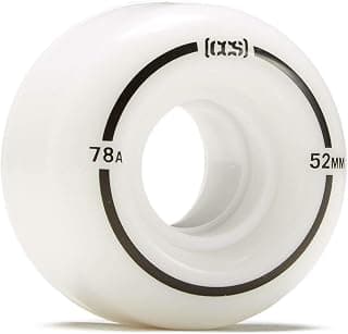 [CCS] Ruedas de skate Cruiser | Grado Profesional | Poliuretano | Durómetro 78A | Tamaños 52 mm, 54 mm y 57 mm | Juego de 4