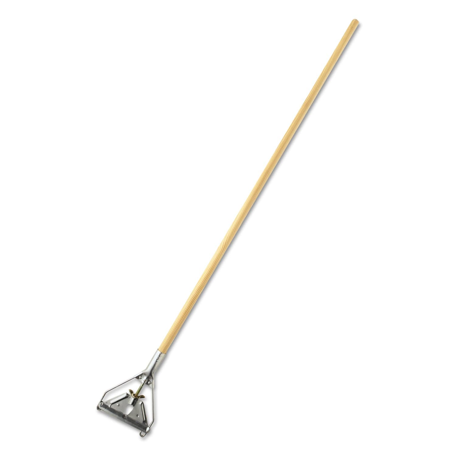 Productos comerciales Rubbermaid, grado industrial, Steelhead de fácil cambio para trapeador húmedo con mango de madera, limpieza de pisos, 60 pulgadas