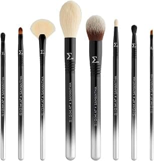 Juego de brochas Sigma x Samantha Ravndahl - Incluye 8 brochas de maquillaje