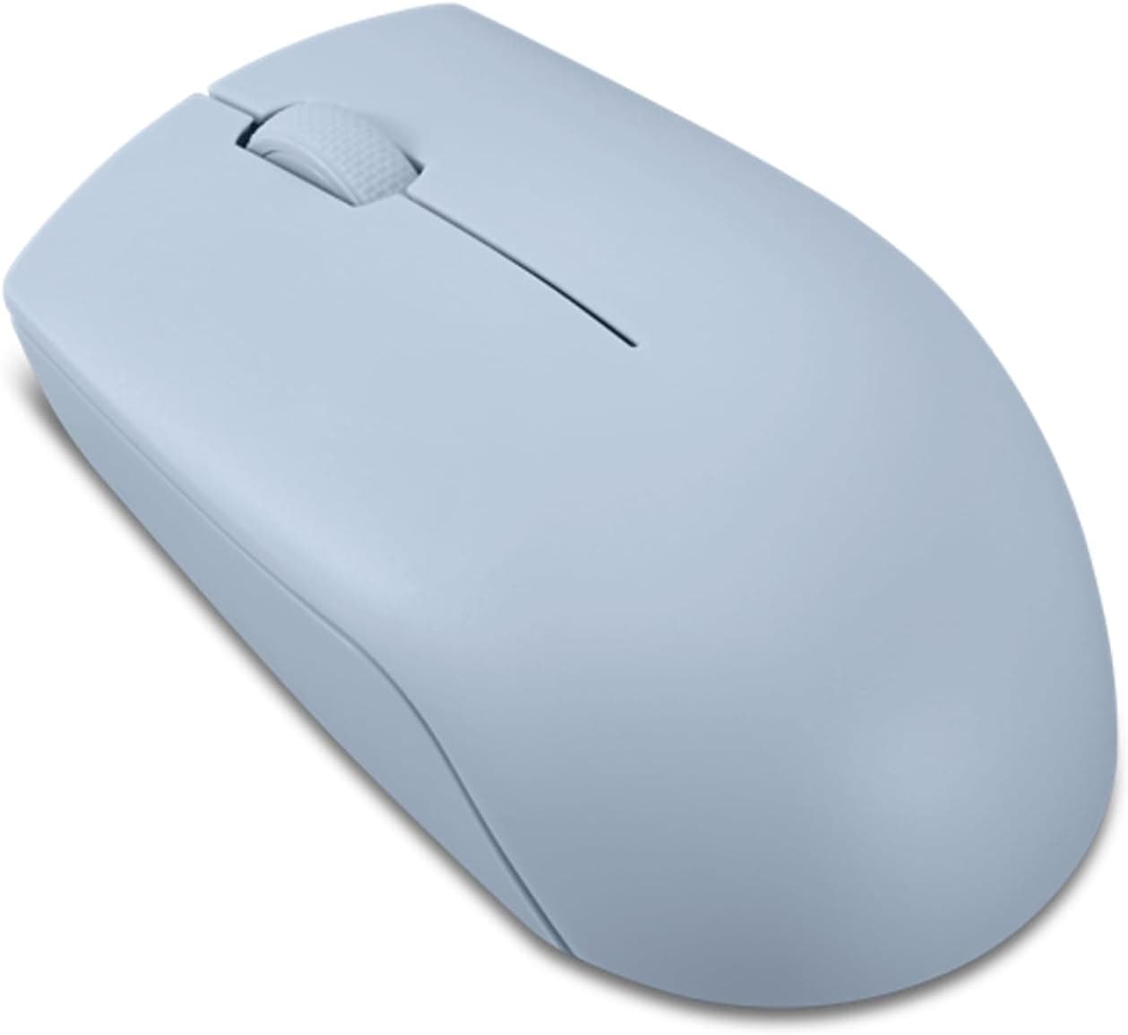 Ratón compacto inalámbrico Lenovo 300 - Ratón inalámbrico de 2,4 GHz para PC y portátil con Windows - Diseño ambidiestro - Sensor óptico 1000 DPI - Duración de la batería de 12 meses - Nano receptor USB, negro