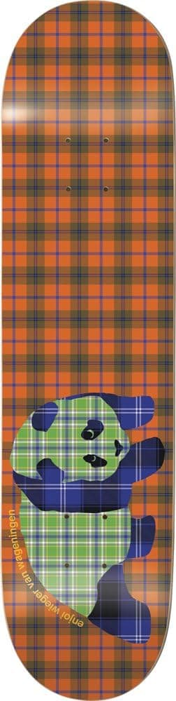 Monopatín Enjoi Wieger Plaids Panda (7,6 pulgadas)