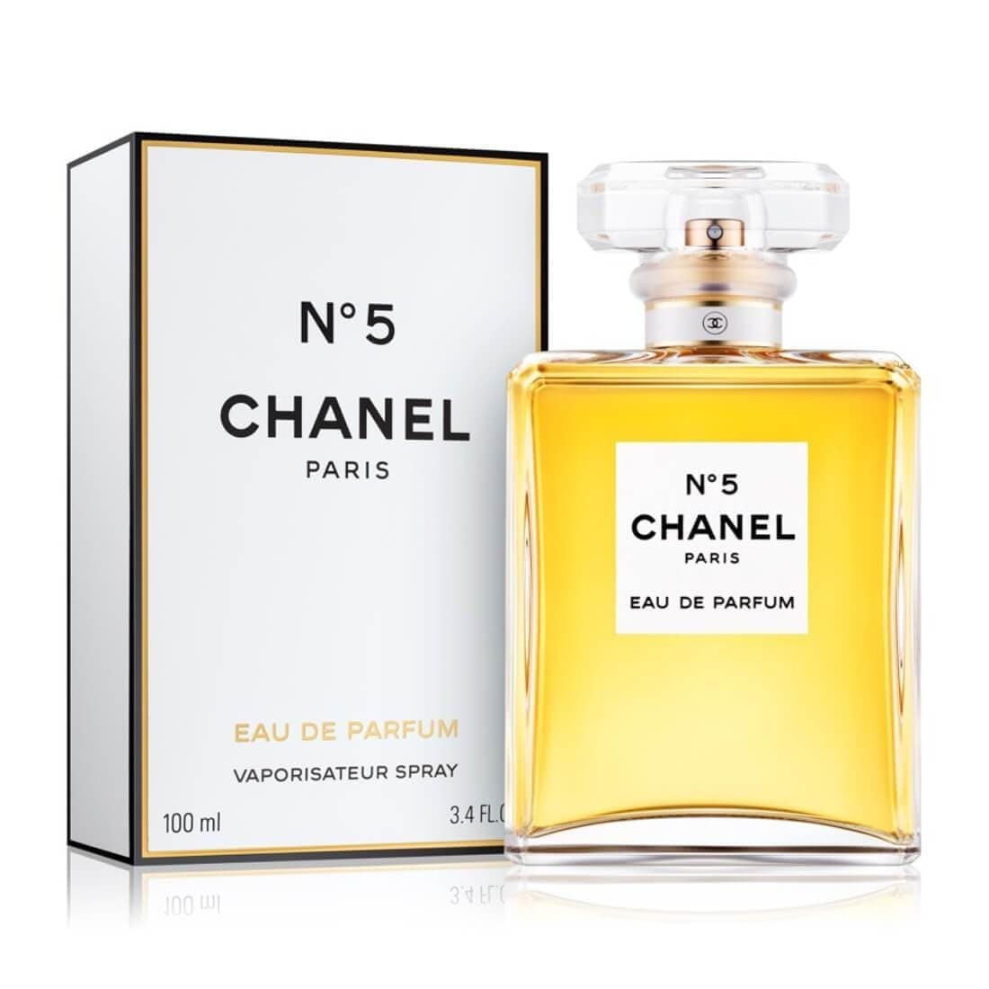 No. 5 by Chanel for Women, Eau De Parfum Spray, 3.4 Ounce
