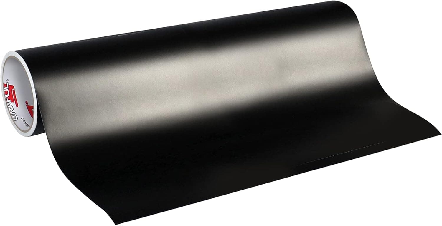 Rollo de vinilo negro mate Oracal 651 de 24" x 10 pies para cortadores de manualidades y cortadores de letreros de vinilo