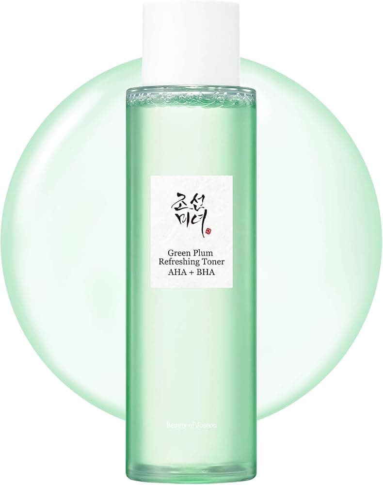Beauty of Joseon Green Plum Tónico AHA BHA Esencia facial refrescante Crema hidratante Ácido salicílico exfoliante suave para todo tipo de pieles, Cuidado de la piel coreano para hombres 150 ml 5.27 fl.oz