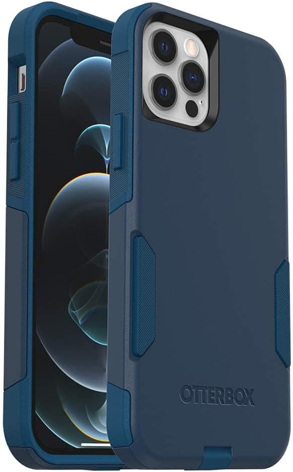 Funda OtterBox Commuter Series para iPhone 12 Pro Max - A medida (Blazer Blue/Stormy SEAS Blue)