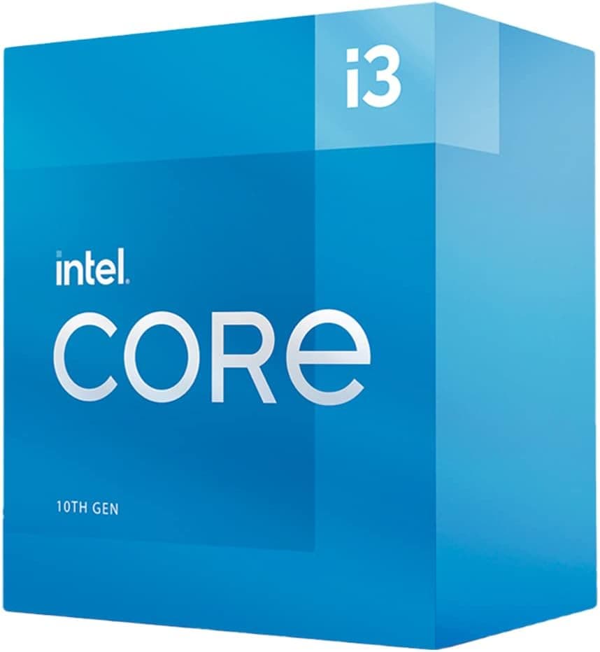 Procesador de sobremesa Intel Core i3-10100 de 4 núcleos hasta 4,3 GHz LGA1200 (chipset Intel serie 400) 65 W, número de modelo: BX8070110100