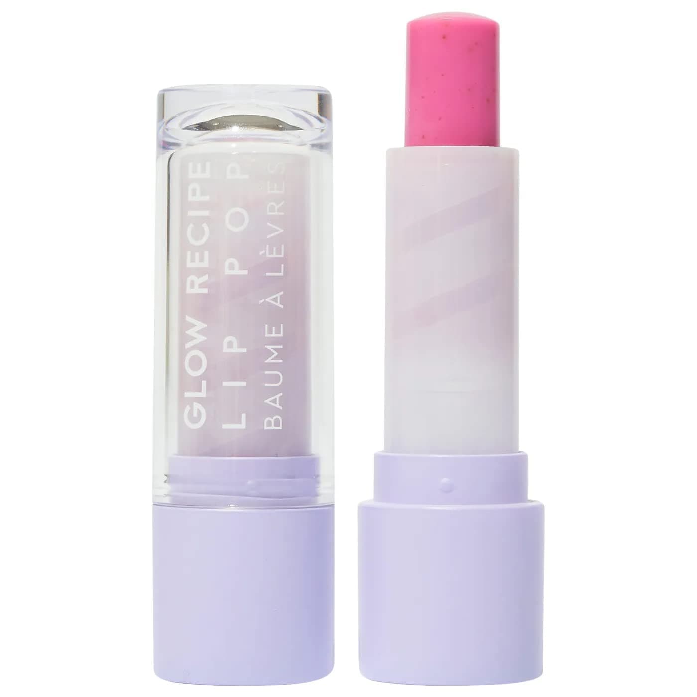 Glow Recipe Blueberry Bounce Lip Pop - Bálsamo exfoliante con azúcar de coco + aceite de macadamia Do-It All para labios secos y agrietados, hidratante sin crueldad, cuidado vegano de arándanos (0,14 oz), (GRD153U)