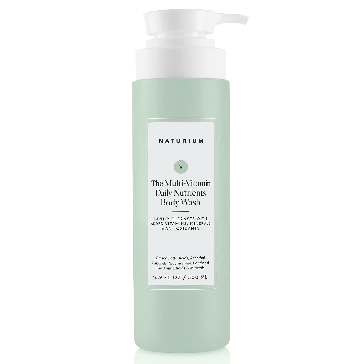 Naturium The Multi-Vitamin Daily Nutrients Body Wash, Hydrating Cleanser, 16.9 oz