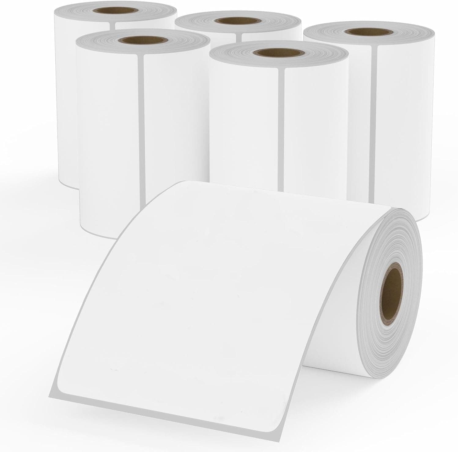 9527 Producto 4x6 Etiquetas de envío térmicas directas en blanco para impresoras de etiquetas térmicas directas Zebra 2844 Zp-450 Zp-500 Zp-505, impresora Eltron, 250 etiquetas por rollo, total 6 rollos 1500 etiquetas