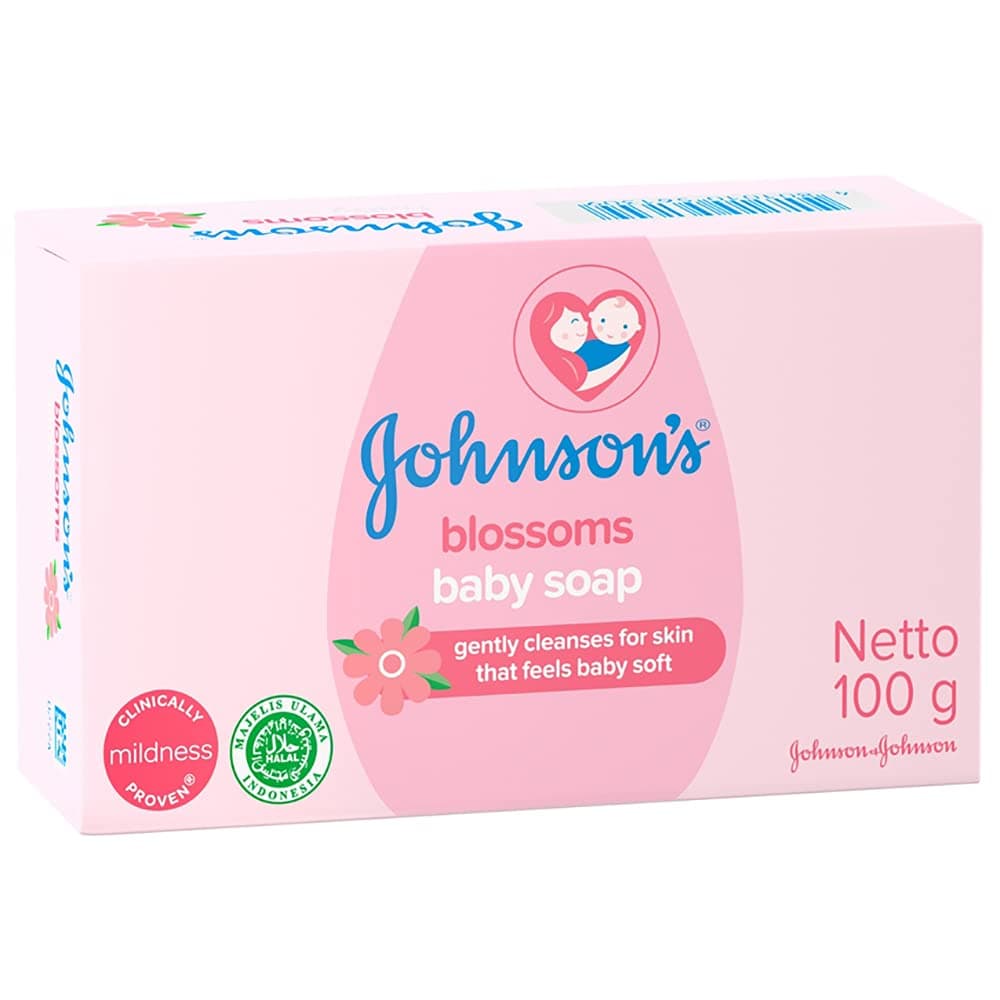 Johnson & Johnson Baby Lotion barra Jabón Flores 3.53 oz/3.52 onzas (paquete de 12)