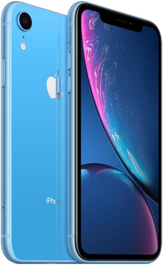 Apple iPhone XR, versión de EE. UU., 128 GB, azul - Desbloqueado (renovado)