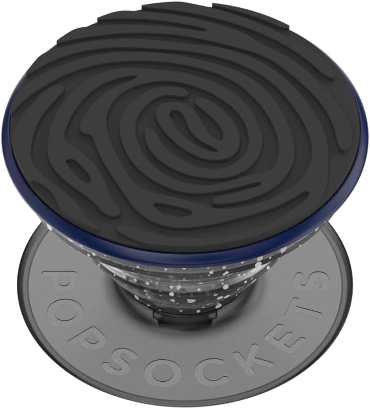 Agarre adhesivo para teléfono PopSockets, soporte - Impresión negra | Sujeción cómoda y segura, Anticaída, Pata de Cabra, Negro, iPad, Extraíble, Popper