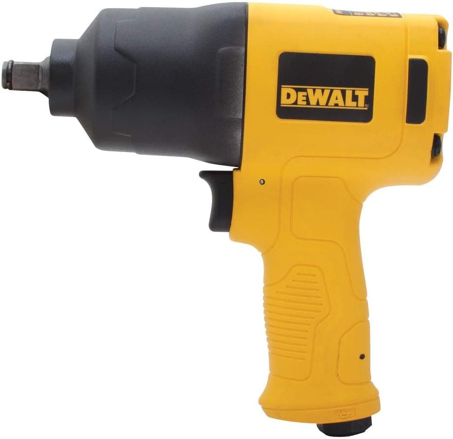 DEWALT Llave de impacto con accionamiento de 1/2 pulgada, amarilla, negra, neumática (DWMT70774)