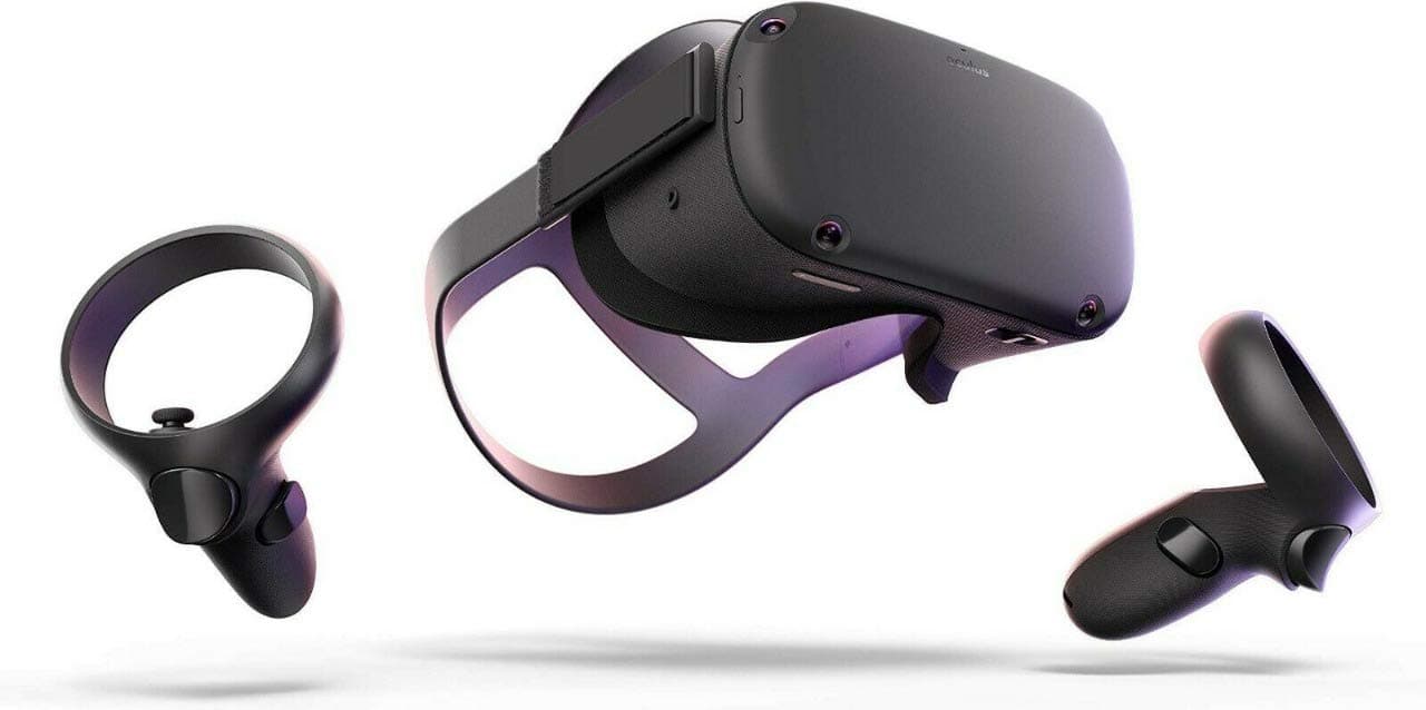 Auriculares para juegos de realidad virtual todo en uno Oculus Quest: 64 GB (importado del Reino Unido)