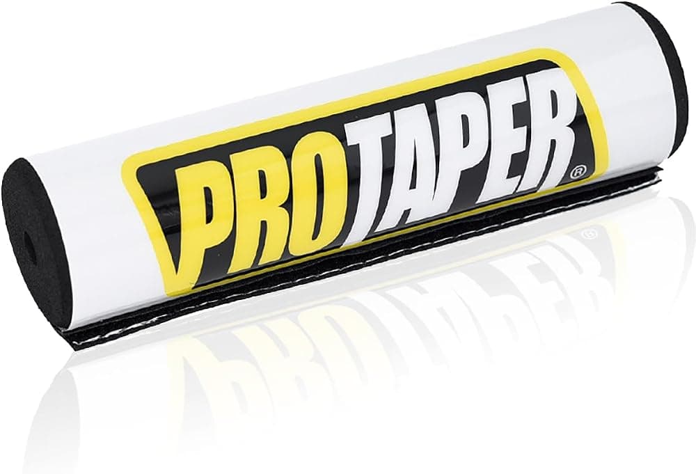 Almohadilla de manillar de motocicleta Cilindro universal Powerspor Almohadilla de esponja en el pecho para vehículos todo terreno Bicicleta Dirt Pit compatible con Motorcross UTV (negro blanco)