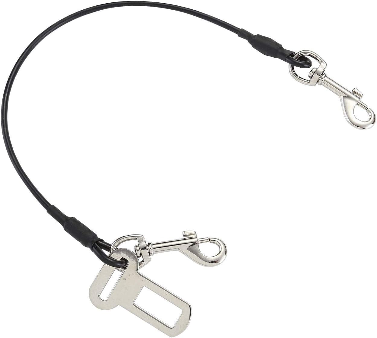 Cable de la correa del acero inoxidable de la restricción de la seguridad del cinturón de seguridad del coche del perro de la prueba del Chew