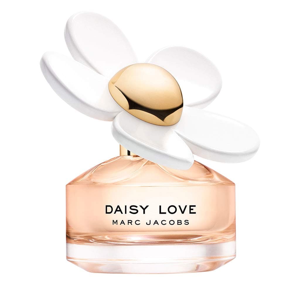 Marc Jacobs Daisy Love Eau de Toilette – Perfume floral dulce para mujer – Con notas de moras cristalizadas, pétalos de margarita y maderas flotantes