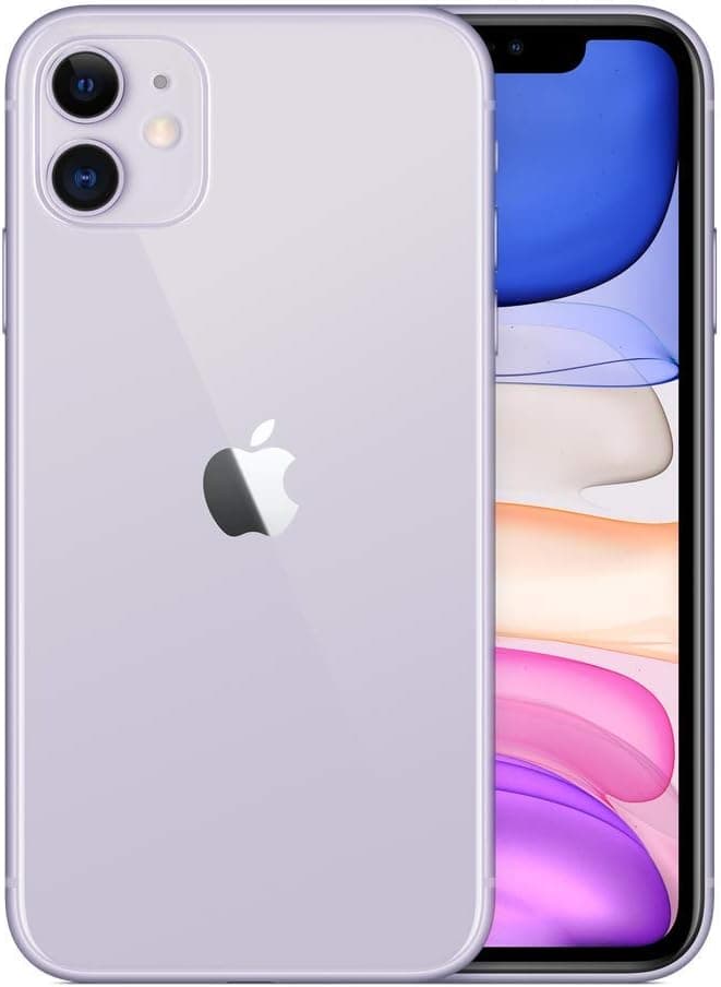 Apple iPhone 11, 64 GB, morado - Desbloqueado (renovado)