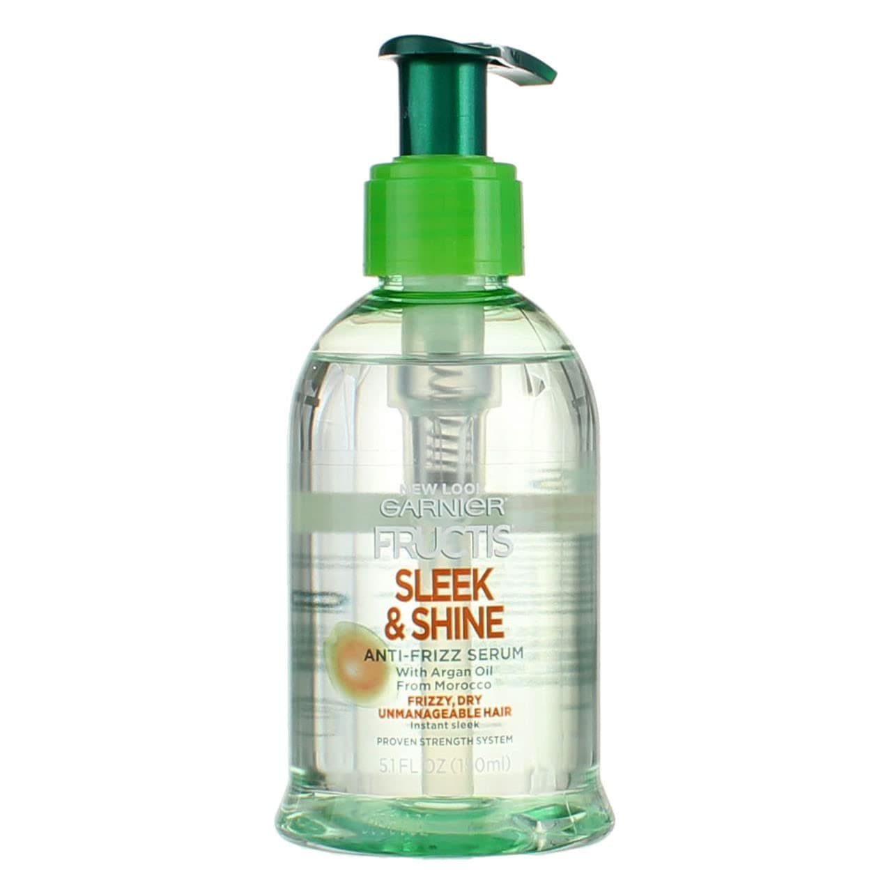 Sérum Garnier Fructis Anti-Frizz Sleek & Shine 5.1 onzas (150 ml) (6 unidades)