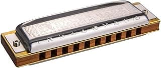 532bx C Blues Harp Armónica diatónica, clave de C, 20 cañas | 20 cañas, peine Doussie doble lacado y construcción modular.