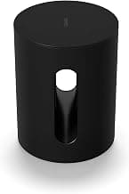 Sonos Sub Mini - Black - Compact Wireless Subwoofer | Dual 6" Force-Canceling Woofers | Works with Beam, Ray, Arc Ultra | WiFi | Trueplay Tuning