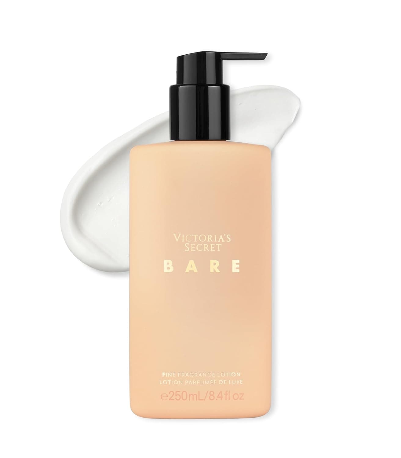 Victoria's Secret Bare Fragrance Body Lotion, Notes of Australian Sandalwood, Mandarin Madagascar & Egyptian Violet, (8.4 oz)